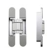 3D Adjustable Cross Hinge Folding Door Concealed Hinge, Sand Silver 40kg - 1