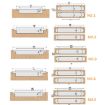 3D Adjustable Cross Hinge Folding Door Concealed Hinge, Sand Silver 40kg - 6