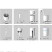 White USB Mini Car Air Purifier - Colorful Cup Humidifier - 5