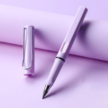 5 PCS Erasable HB Sketch Pen, No Ink/Sharpen, Break-Resistant (Purple) - 1
