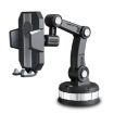 Big Suction Cup Car Phone Holder - X-0566 Black Gray Console Mount - 1