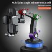 Big Suction Cup Car Phone Holder - X-0566 Black Gray Console Mount - 4