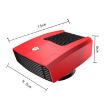 24V Yellow Vehicle-Mounted Cooling & Heating Fan Defogger - Model 8265 - 3