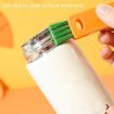 3 in 1 Cup & Pacifier Cleaning Brush Set - 4 PCS (Orange) - 4