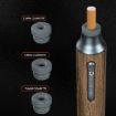 Anti-Smoke Ashtray Cover for Car - Walnut Finish - 3