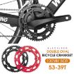 WEST BIKING YP0719274 53-39T Road Bike Crank Double Disc Red - 2