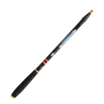 Carbon Fishing Rod, 6.3m Short Section, Positioning Handle, Black - 1