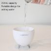 Y18 Mini USB Humidifier & Night Lamp - Light Wooden Grain Design - 4