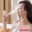Q801A Pink Makeup Mirror & Spray Moisturizing Device - 5
