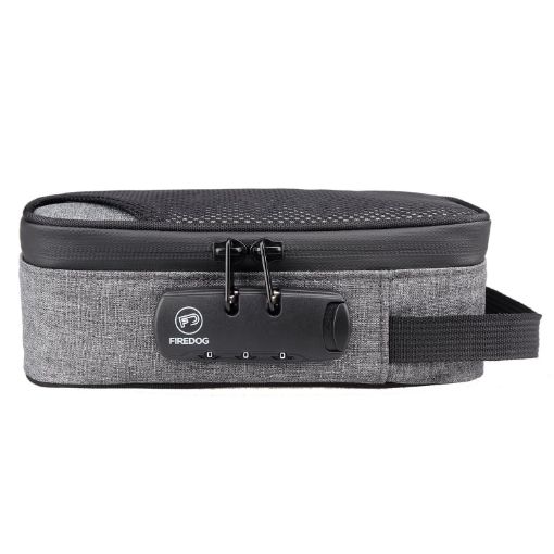 FIREDOG CL109 Grey Deodorant Tobacco Pack Cigarette Locking Pipe Pack - 1