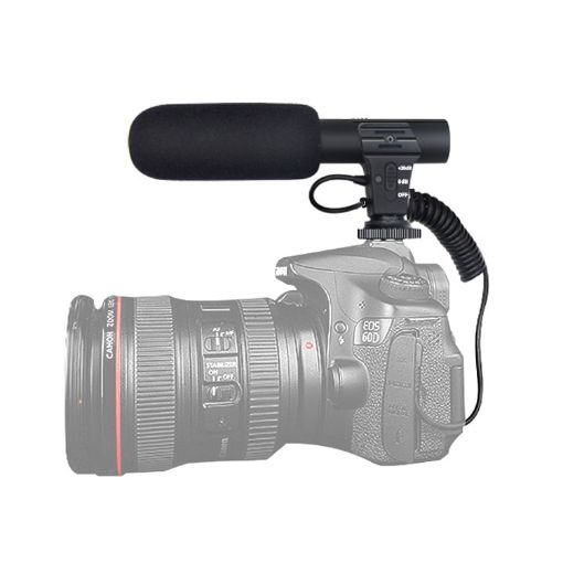 MAMEN MIC-05 Micro SLR Camera Microphone - Black | Compact Audio Solution - 1
