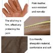 XL Floral Garden Cut-Resistant Leather Gloves JJ-GD102 - 1 Pair - 5