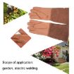 XL Floral Garden Cut-Resistant Leather Gloves JJ-GD102 - 1 Pair - 6