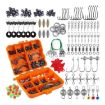 213 PCS Road Squid Hook Accessories Set - 026 Black Box - 3