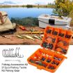 213 PCS Road Squid Hook Accessories Set - 026 Black Box - 6