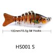 PROBEROS HS001 10cm 15.5g Road Sub-Fish Hard Bait 2 PCS (S) - 2
