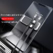 S15 Magnetic Aluminum Car Phone Holder & Cable Storage Sticker (Silver) - 3