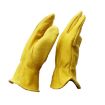 JJ-5002 Genuine Leather Safety Gloves, Outdoor Riding/Gardening, Size S - 3