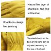 JJ-5002 Genuine Leather Safety Gloves, Outdoor Riding/Gardening, Size S - 5