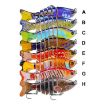 PROBEROS HS033 Knotty Lure 10cm 15.61g Plastic Hard Fish Bait (A) - 3