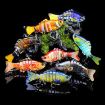 PROBEROS HS033 Knotty Lure 10cm 15.61g Plastic Hard Fish Bait (B) - 7
