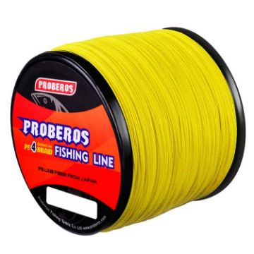 PROBEROS 4 Edited 300M Fish Line 7.0/70lb Yellow - 1