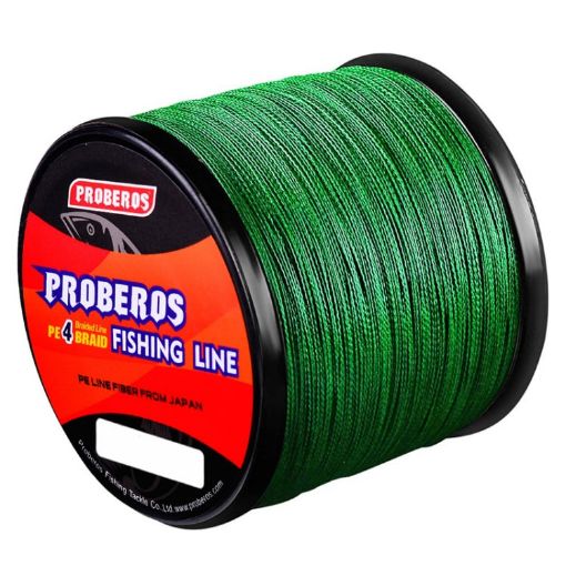 PROBEROS 4 Edited 300M Fish Line 7.0/70lb Green - 1
