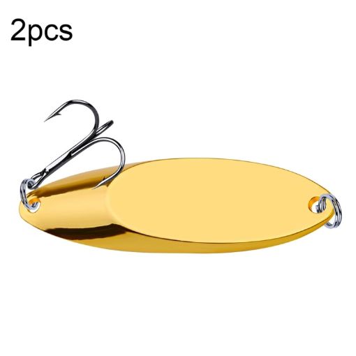 PROBEROS DW342 Lure VIB Metal Sequins Gold 2 PCS 3g - 1