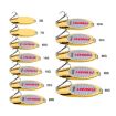 PROBEROS DW342 Lure VIB Metal Sequins Gold 2 PCS 3g - 2