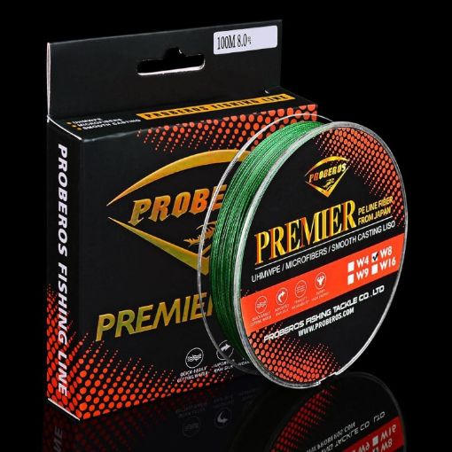 PROBEROS 8 Edited 100M Majestic Horse Fish Line 13.0/120LB Green - 1