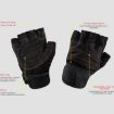 ST-2120 Anti-Slip Gym Gloves, Size L, Black - Exercise Equipment - 3