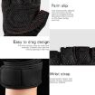ST-2120 Anti-Slip Gym Gloves, Size L, Black - Exercise Equipment - 4