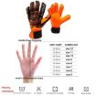Ailsports ST5511 Goalkeeper Gloves, Size 5, Thick Latex, Fluorescent Green - 8