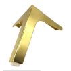 Metal TV Cabinet Sofa Leg - LH-J0016, 10cm Height (Titanium) - 4