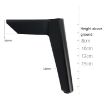 Metal Furniture Support Legs 12cm Titanium LH-FJ0039 - 4
