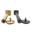 Adjustable Stainless Steel Furniture Legs, 25cm Brushed Gold Round Tube - 5