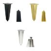 Adjustable Black Aluminium Furniture Stand Legs - 30cm Height - 2