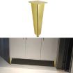 Adjustable Gold Aluminium Furniture Stand Legs, 35cm Height - 1