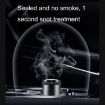 Black Car Ashtray with LED Ambient Light - Stylish & Functional Design - 7