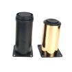 Thickened Stainless Steel Furniture Support Legs 8cm Matte Black - 2