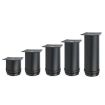 Thickened Stainless Steel Furniture Support Legs 8cm Matte Black - 5