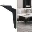 Adjustable Metal Furniture Support Legs 16.5cm Matte Black LH-DJ08 - 1