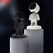 Astronaut Car Phone Bracket - Magnetic Adhesive Paste, Black - 2