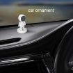 Astronaut Car Phone Bracket - Magnetic Adhesive Paste, Black - 7