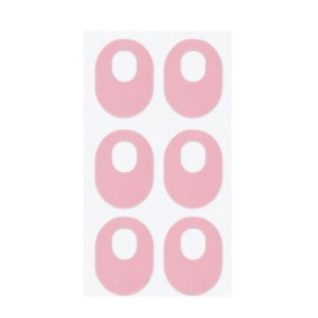 Pink Elliptical Latex Callus Protection Sticker - Anti-Wear Design - 1