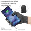 Large Grey Sports Fitness Training Gloves - Joint Protection & Warmth - 5