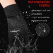 Large Black Velvet Anti-Slip Outdoor Sports Gloves - 5
