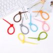 Silicone Data Cable Storage Straps - 20 PCS Cable Organizer (Green) - 6