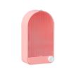 Wall Mounted Pink White Bathroom Soap Dish with Lid - Home Decor - 1