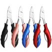 Stainless Steel Nail Clippers & Olecranon Pliers Set - Red ABS Handle - 2
